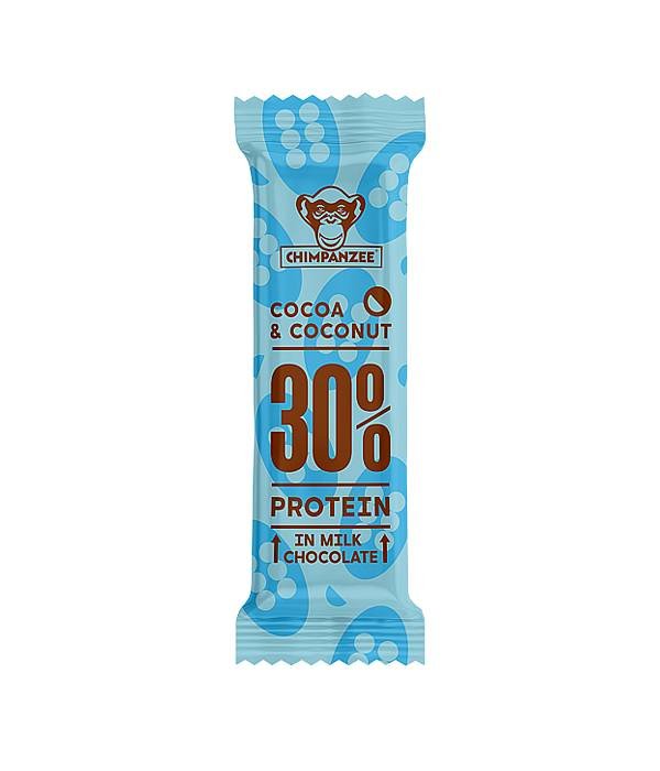 CHIMPANZEE 30% Protein bar, kakao-kokos